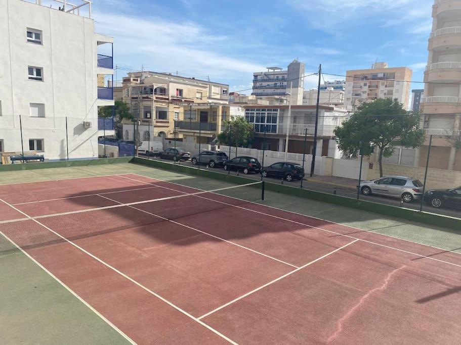 Apartamento 1ª Linea De Playa - Con Piscina Y Parking Playa de Gandia Extérieur photo